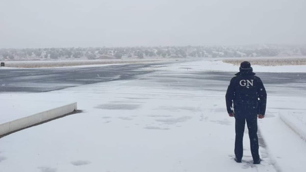 Estas son las sorprendentes postales que dejó la nevada en Sonora