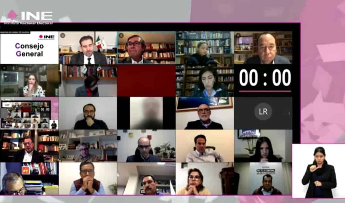 INE aprueba acuerdo para limitar posturas en proceso electoral 2021