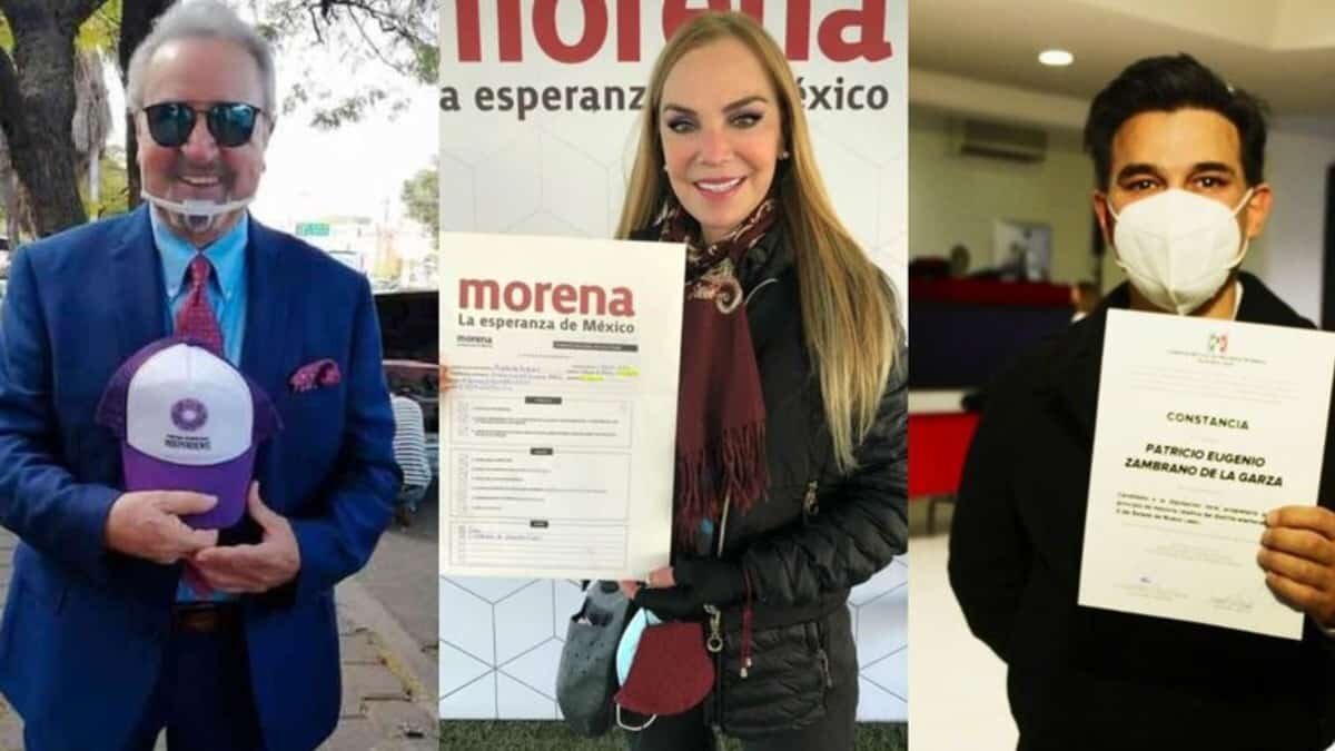 Figuras de la farándula y el deporte buscarán obtener una candidatura de cara al proceso electoral de 2021.
