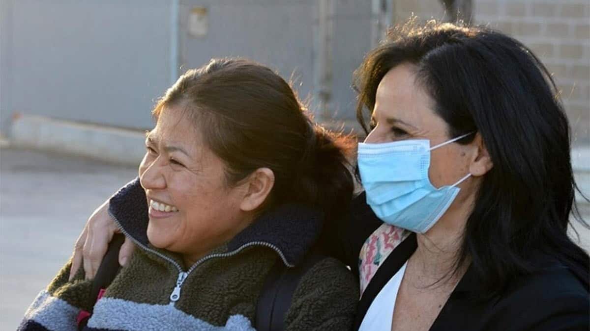 la mexicana Rosa Estela Jiménez Olvera fue puesta en libertad condicional este miércoles por la Corte de Distrito Judicial 299 del Condado de Travis en Austin, Texas
