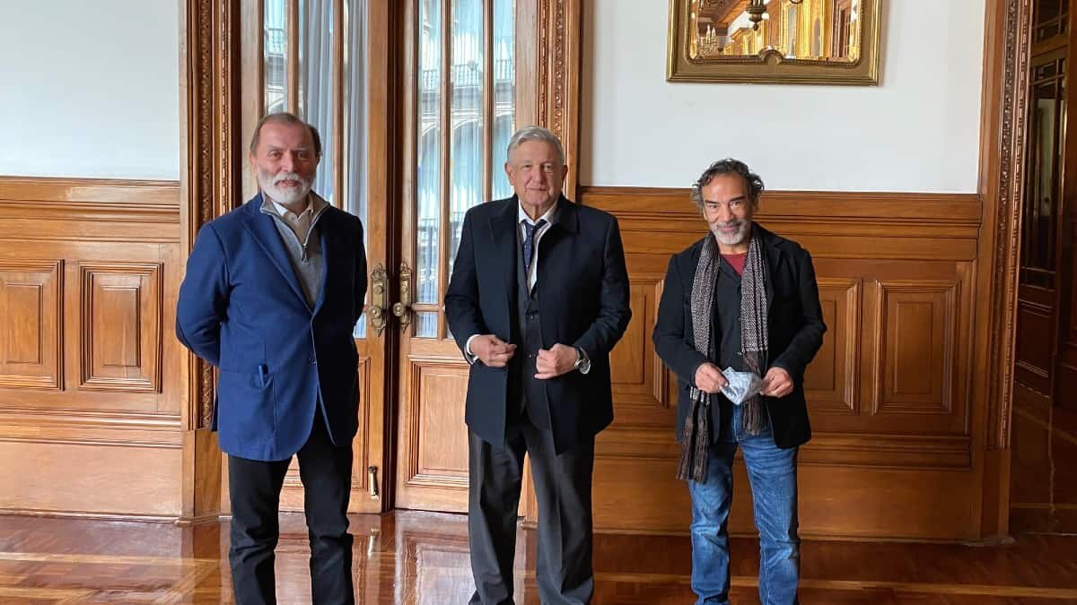 AMLO DEFENSORES DE LA 4T DAMIÁN ALCÁZAR EPIGMENIO IBARRA
