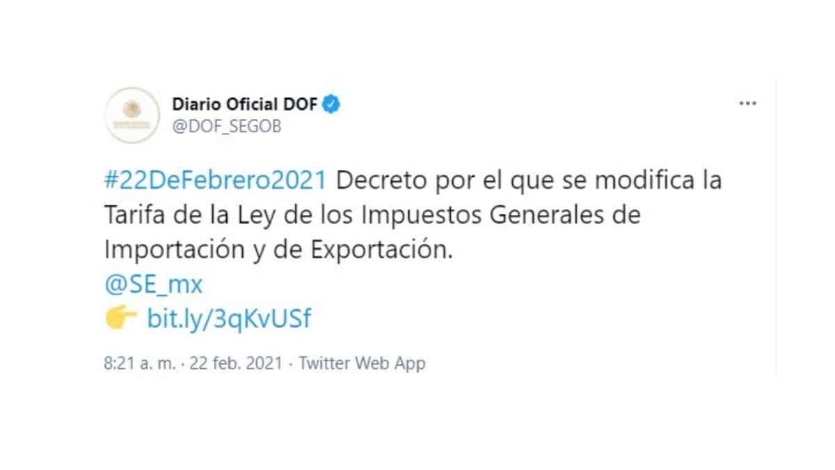 El Gobierno federal emitió un decreto para crear fracciones arancelarias especiales y eliminar los aranceles de importación a vacunas contra Covid-19 y a tanques de oxigeno.