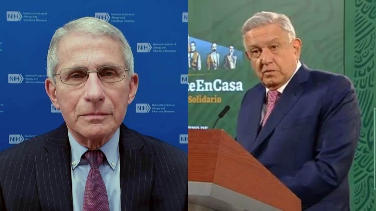 Todos deben usar cubrebocas: Fauci al ser cuestionado sobre AMLO