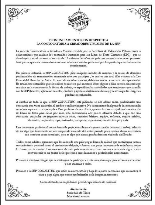 La SEP busca la creación de nuevas ilustraciones que acompañen las páginas de los libros de texto gratuitos, y ha invitado a creadores visuales a participar en dicha tarea.