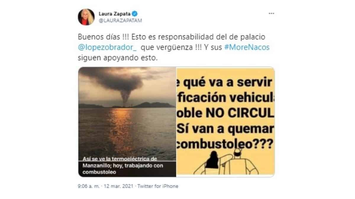 Laura Zapata se convirtió en tendencia en las redes sociales luego de asegurar en una entrevista que no aguanta a los seguidores de AMLO, llamándolos “Morenacos”.