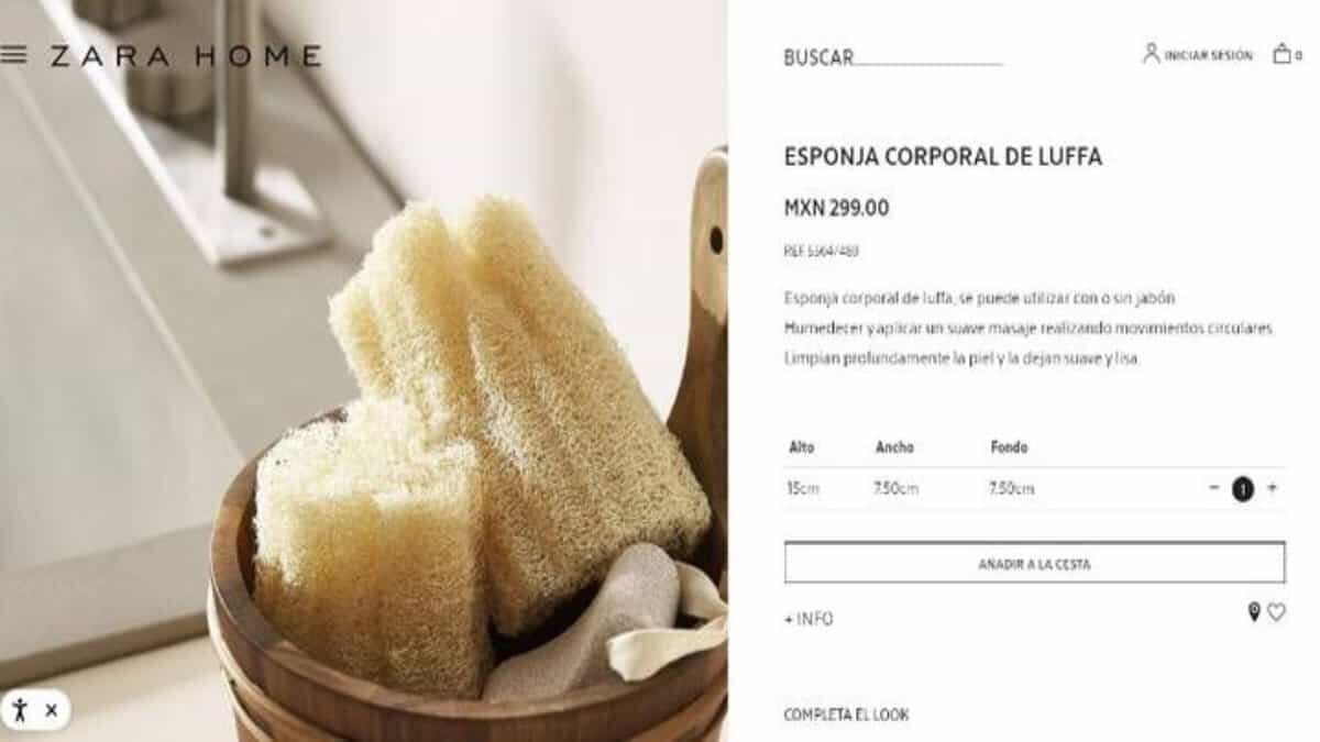 Como ya es costumbre la marca española Zara Home vuelve a causar polémica en las redes sociales, luego de que cibernautas se quejaron porque en sus sucursales comenzaron a vender una "Esponja Corporal de luffa" en 299 pesos.