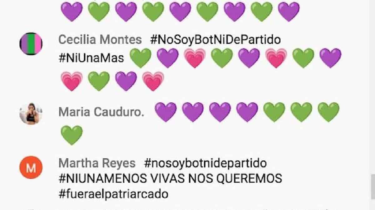 Las inconformes tomaron el control del chat de la transmisión de la conferencia "mañanera" de este 8 de marzo.