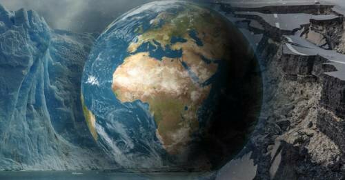 Cambio climático rotación de la tierra