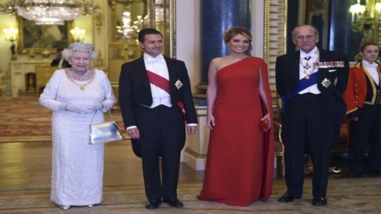Así fue la polémica y lujosa visita de Peña Nieto a la reina Isabel y el príncipe Felipe (1)