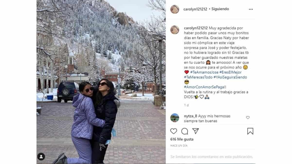 “Fue un viaje sorpresa”, señala Carolyn Adams sobre su ida a Aspen con hijo de AMLO