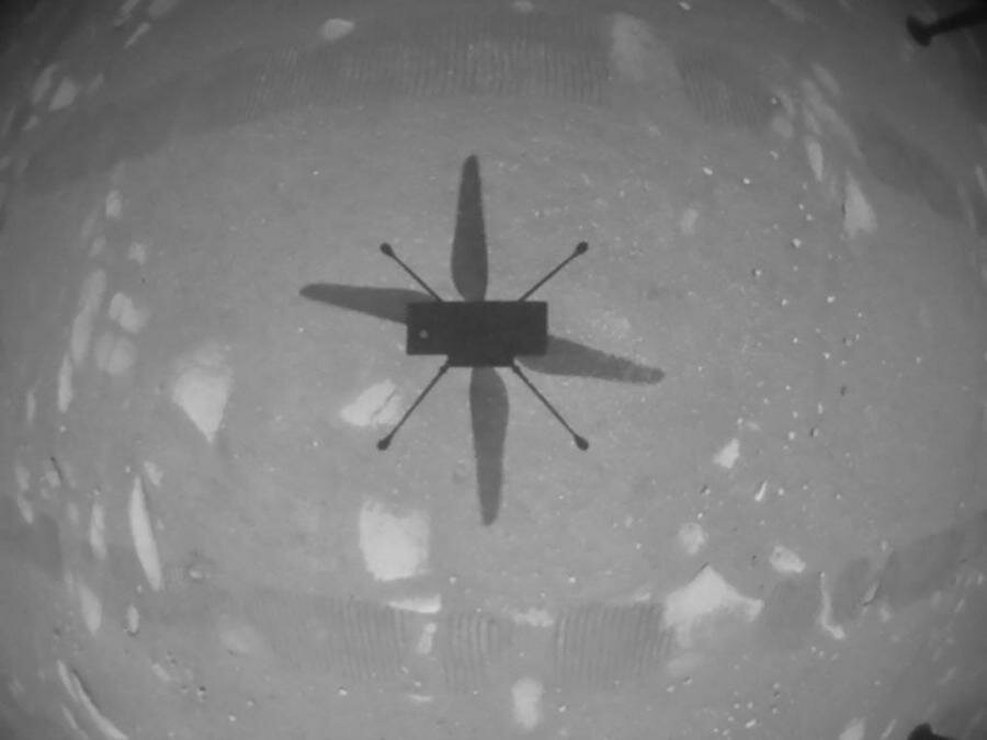 Helicóptero Ingenuity de la NASA vuela con éxito en Marte