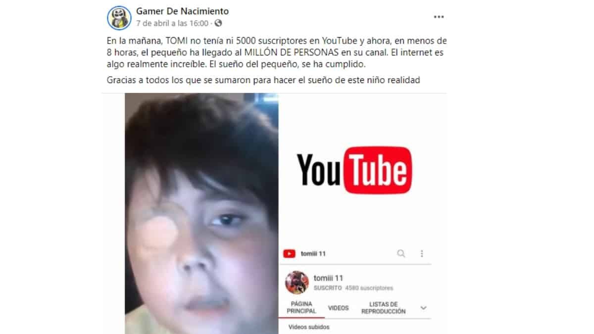 Tomiii 11 padece cáncer cerebral el fase terminal.