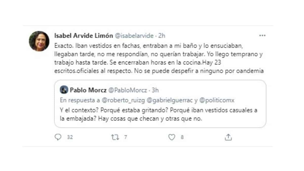 Exhiben a Isabel Arvide maltratando a equipo de Consulado en Estambul