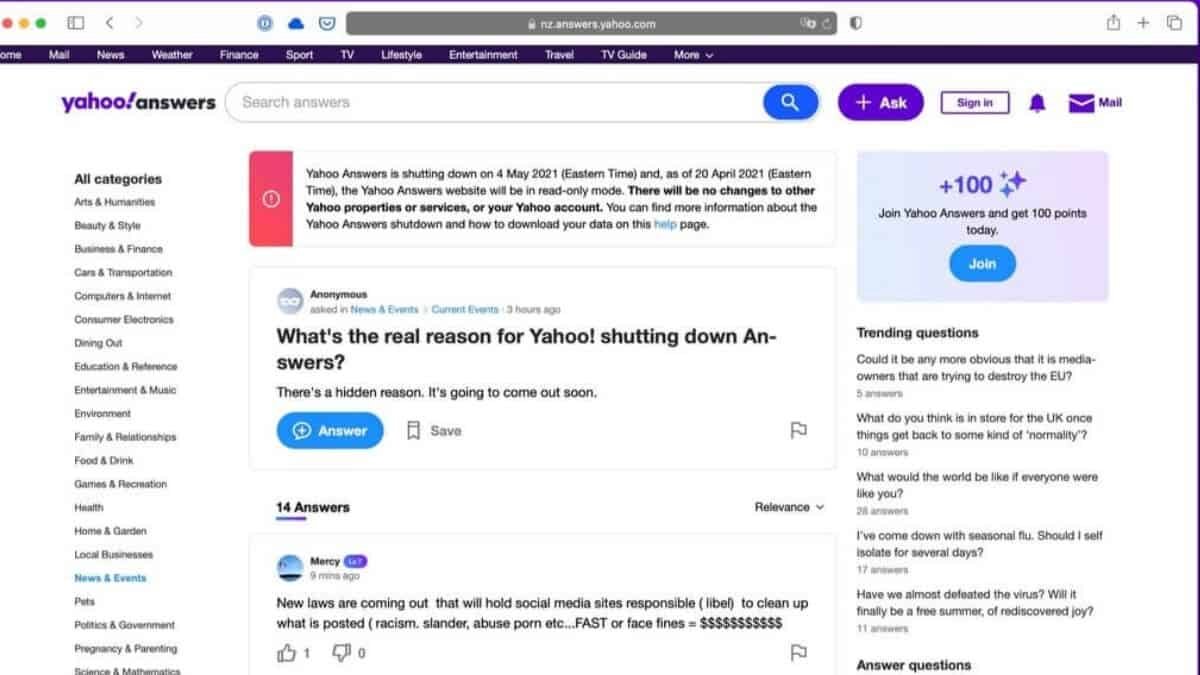Yahoo Respuestas dejará de operar el 4 de mayo