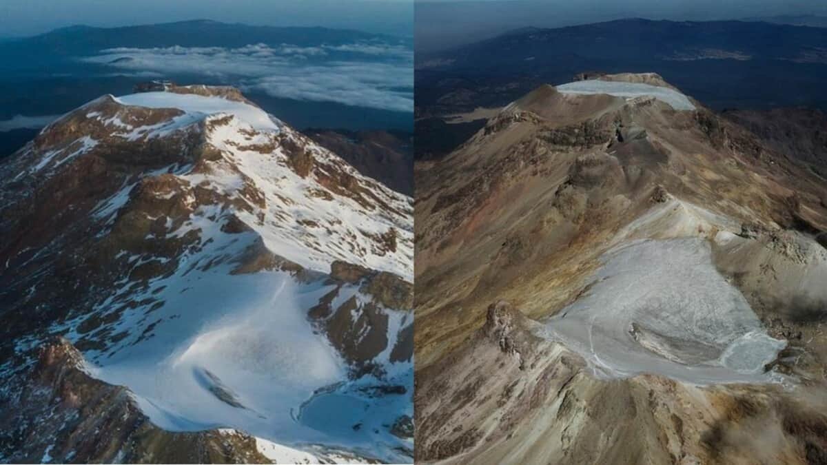 En la CDMX se anunció la extinción del glaciar Ayoloco.