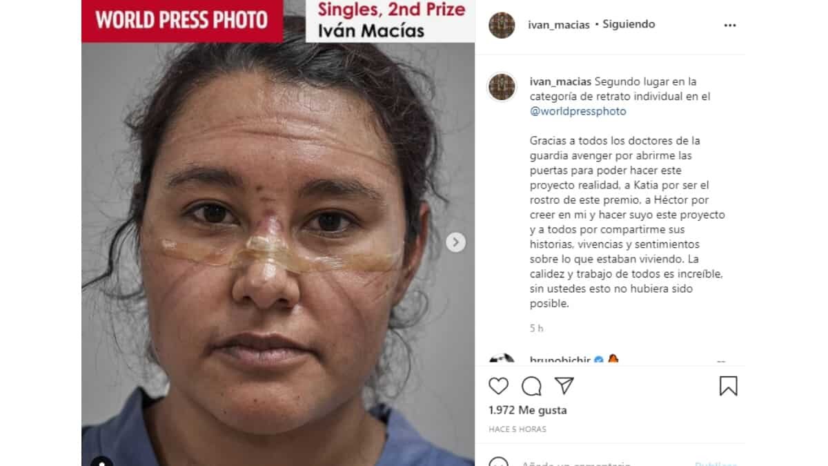 Iván Macías agradeció a los doctores tras ganar el World Press Photo 2021