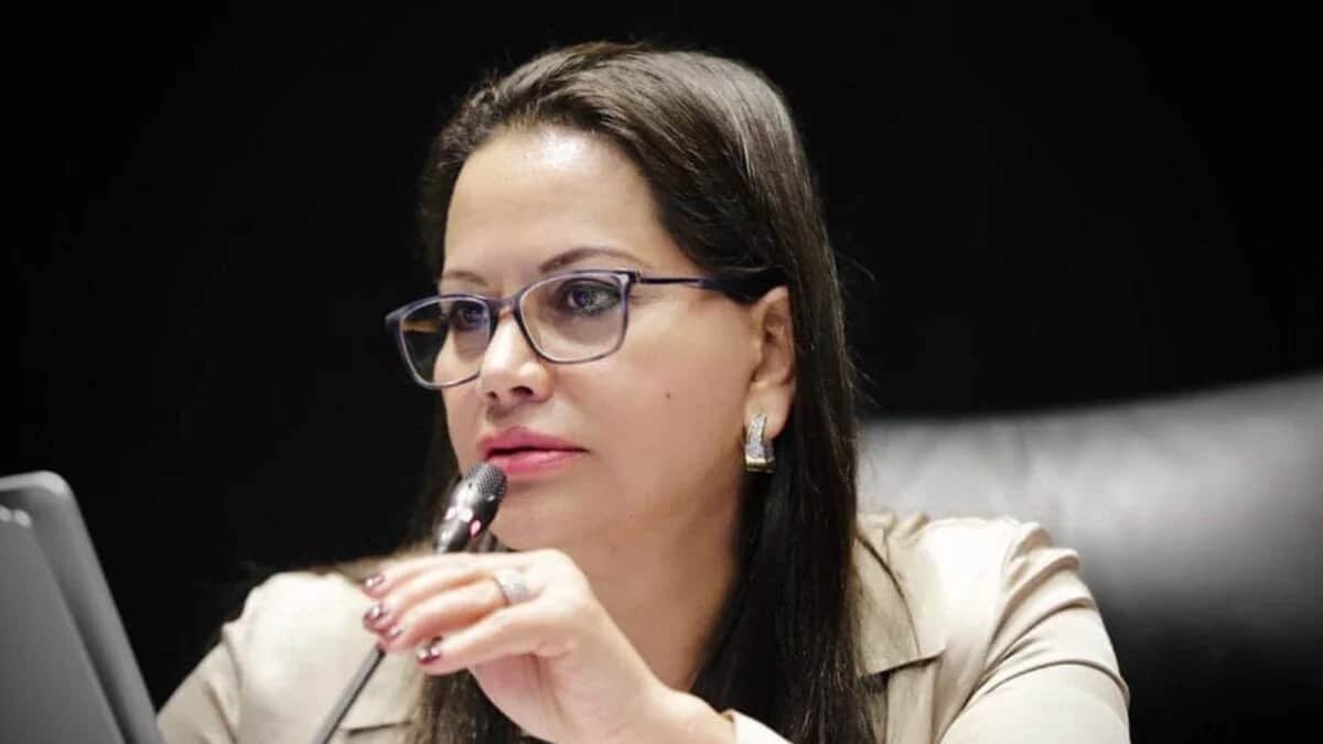 La senadora cometió la impudencia de comentar en plena reunión virtual del Senado los intereses de AMLO por NL y Jalisco.