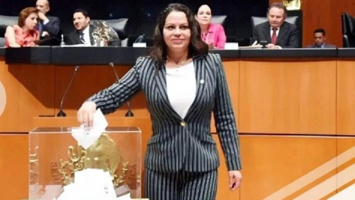 La senadora cometió la impudencia de comentar en plena reunión virtual del Senado los intereses de AMLO por NL y Jalisco.