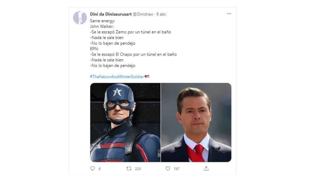"El Chapo" Guzmán se volvió Trending Topic después de que lo mencionaron en un capítulo de la serie “Falcon y el Soldado de Invierno”.