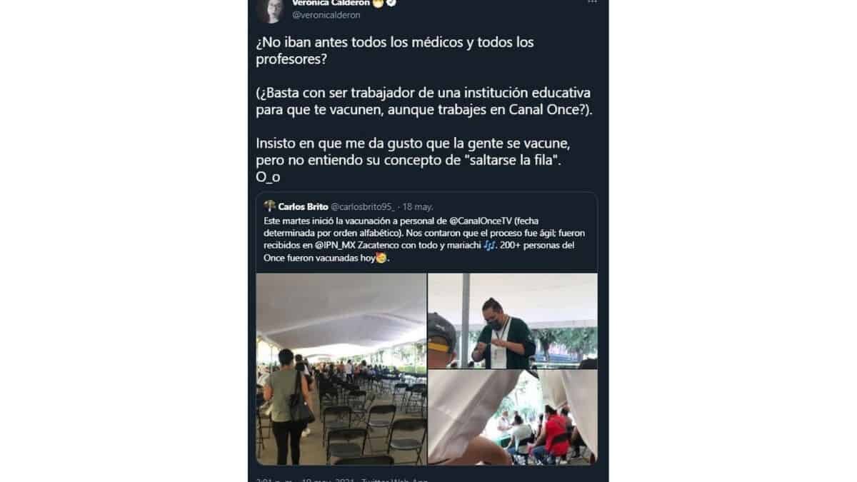 Desata polémica la vacunación del personal de Canal Once