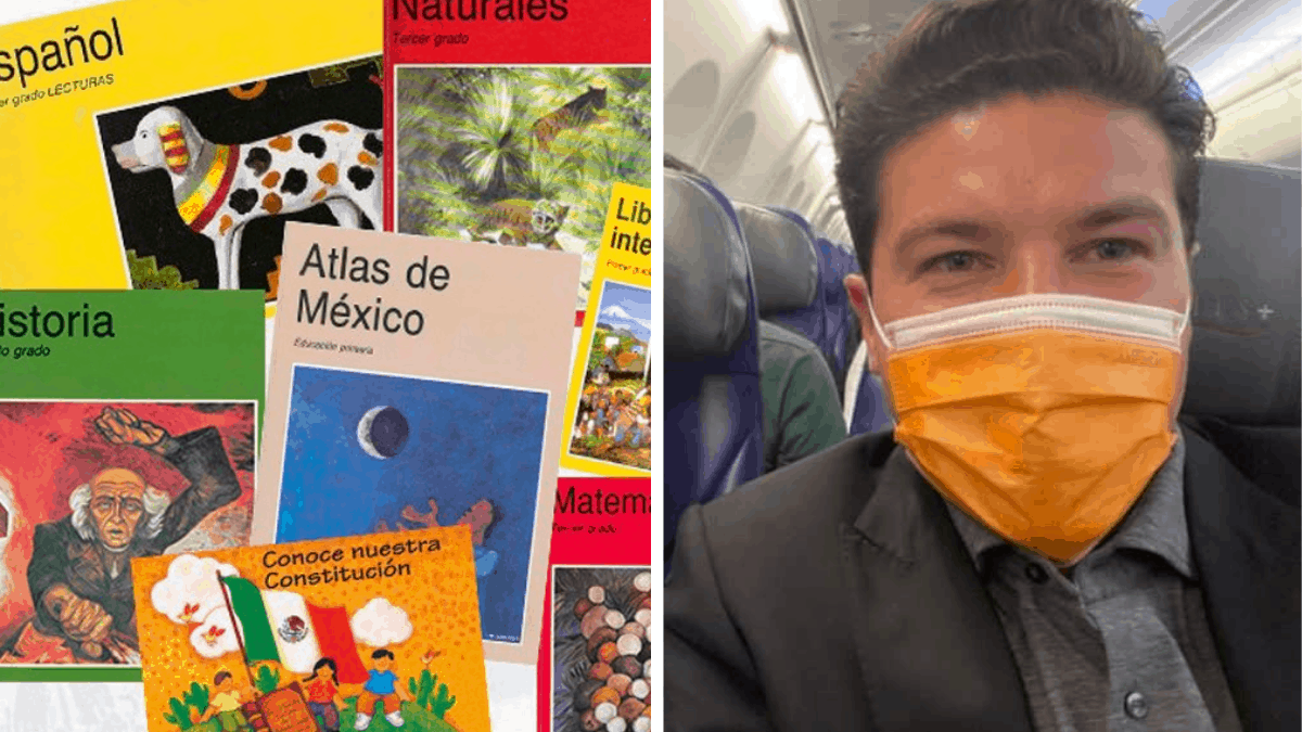 Samuel García, candidato de Movimiento Ciudadano a la gubernatura de Nuevo León, aseguró que Nuevo León no debería tener los mismos libros que el resto del país porque los regios son mejores.