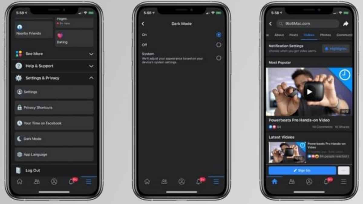 Usuarios de los sistemas operativos más populares, Android y iOS, reportaron en el transcurso del 26 de mayo que a pesar de actualizar la aplicación e Facebook ya no se podía activar el modo oscuro.