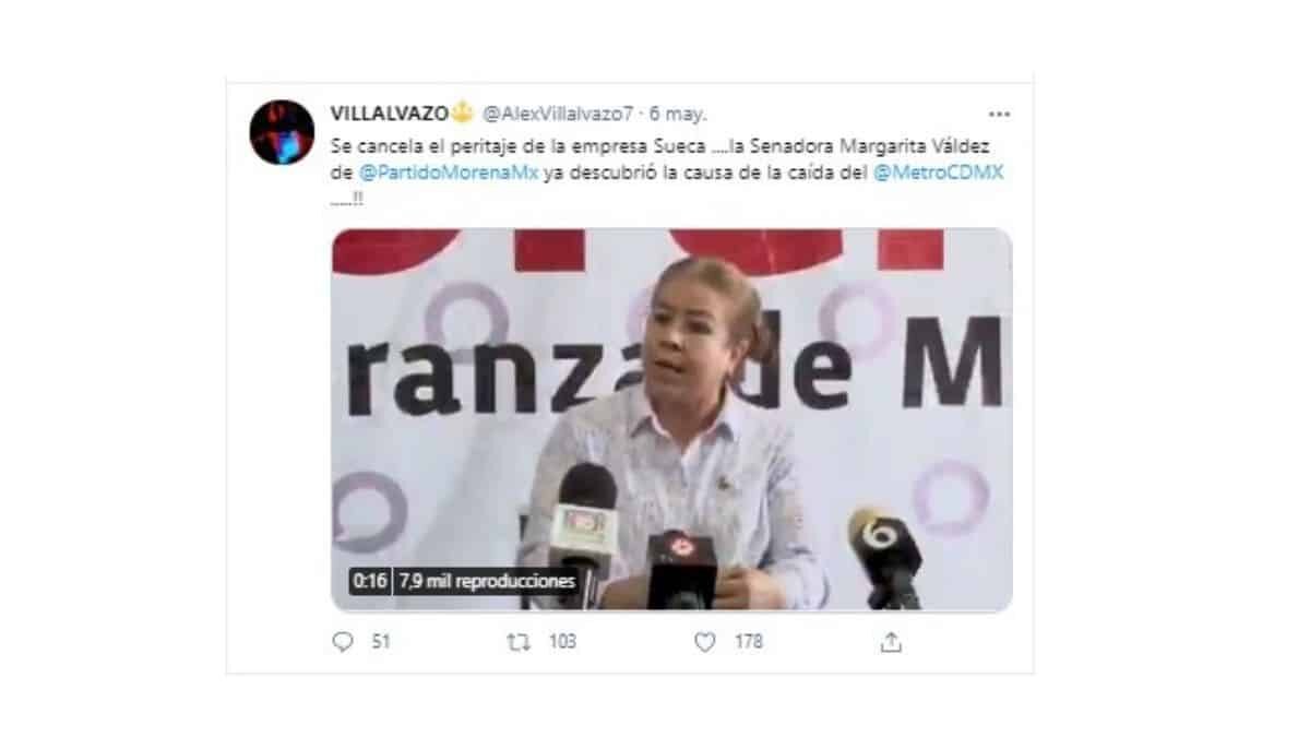 Gente perversa movió la "ballena" en Línea 12, asegura senadora de Morena