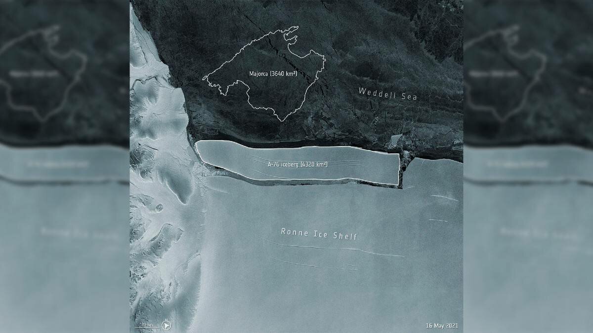 Iceberg deriva calentamiento global