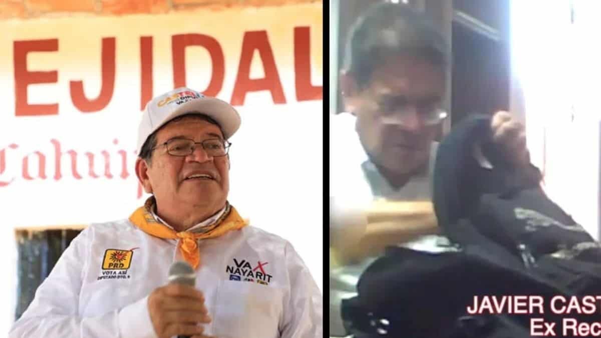 Desata críticas en redes sociales el candidato Javier Castellón tras circular un video en donde se le ve recibir un fajo de billetes, usuarios señalan que es parte de un acto de corrupción.