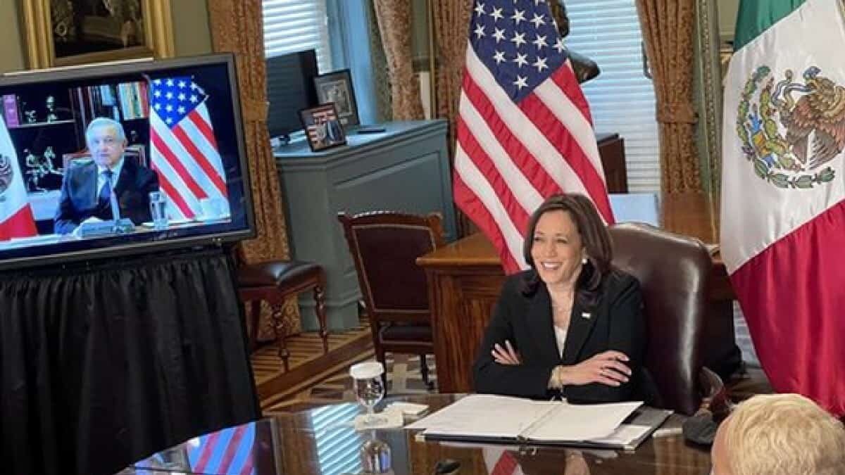 AMLO y Harris trataron diversos temas de la relación bilateral, siendo la migración el eje primordial.