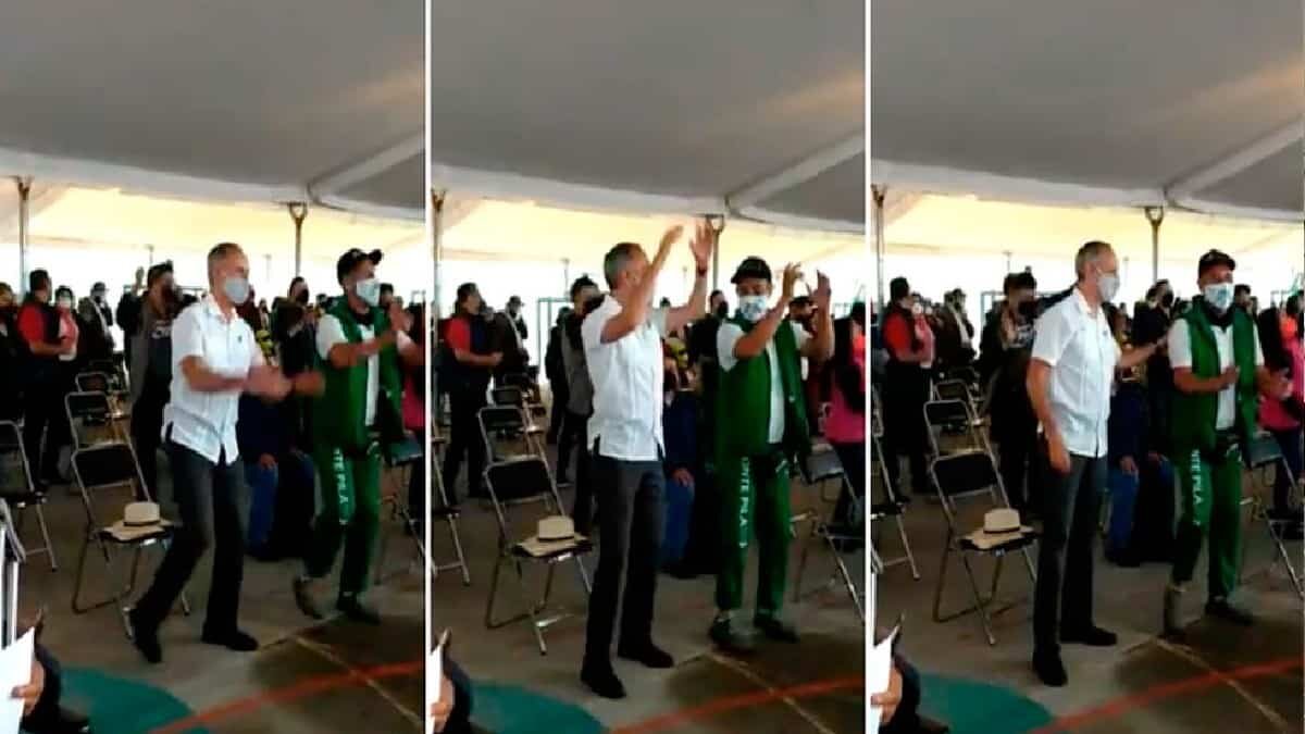 Video: A ritmo de “I Will Survive”, Hugo López-Gatell recibe vacuna contra Covid