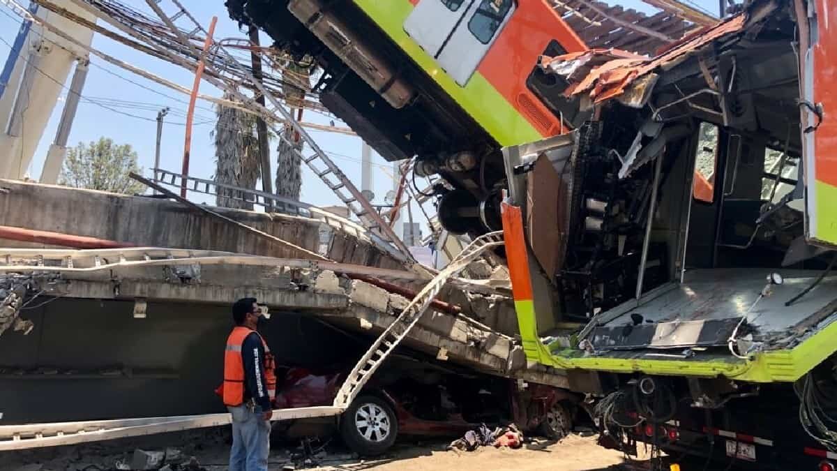 Rodrigo García Flores, el conductor del tren afectado por el colapso de la Línea 12, se deslindó del accidente.
