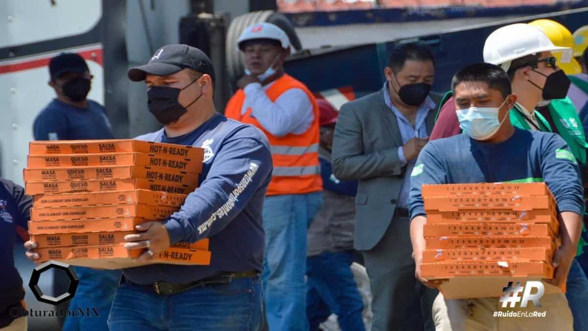 ¡Mexicanos solidarios! Apoyan con donaciones a víctimas y personal laborando en L12