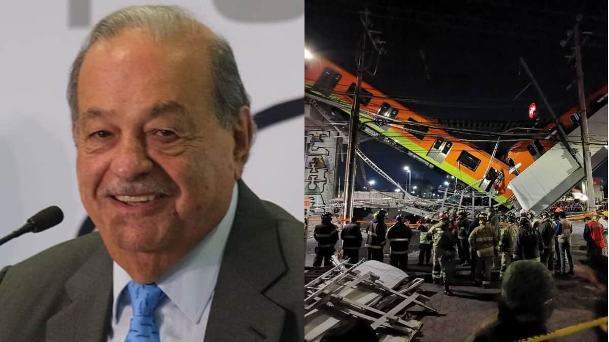 Anuncia Carlos Slim que participará en la rehabilitación de L12 del Metro
