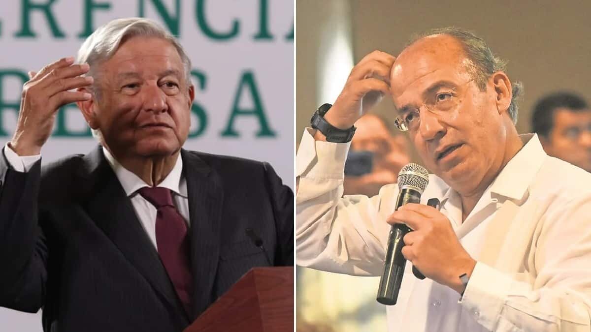 AMLO manifestó sus buenos deseos y pronta recuperación al expresidente Calderón tras dar positivo a Covid.