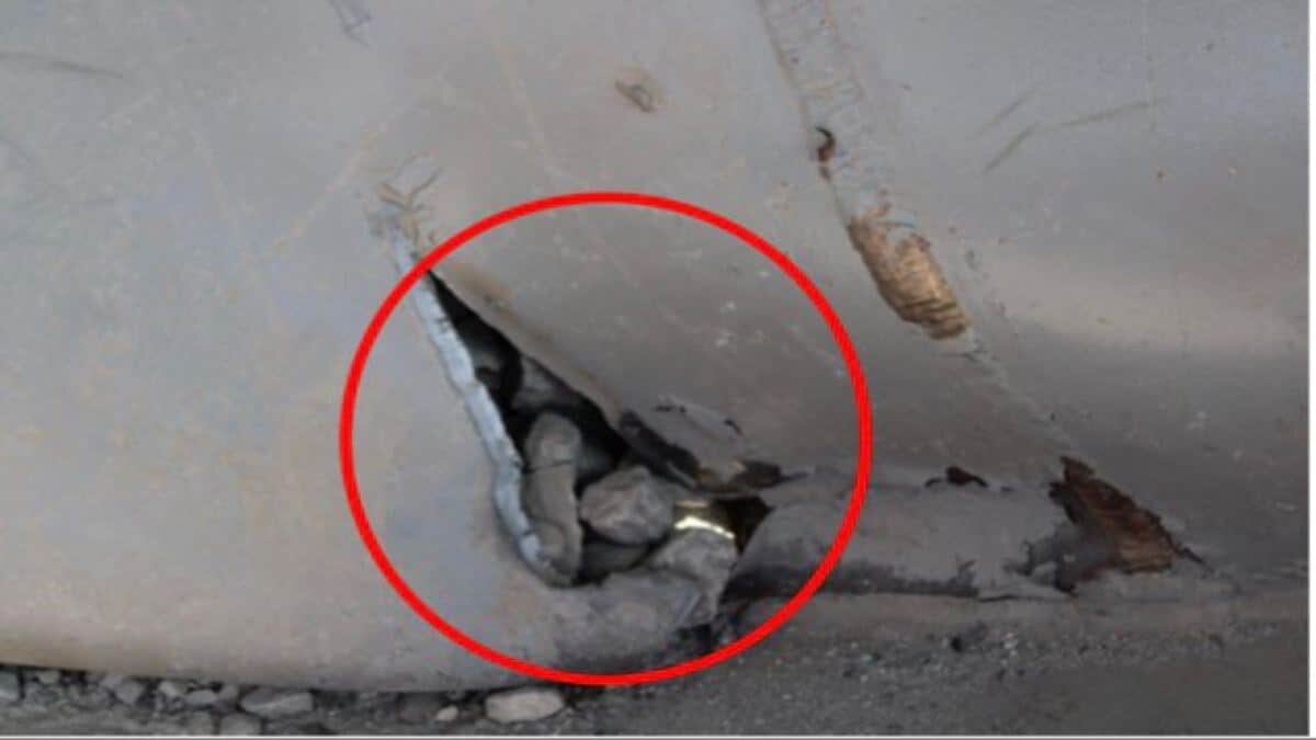 Los expertos detallaron que encontraron deformaciones y fracturas en las vigas