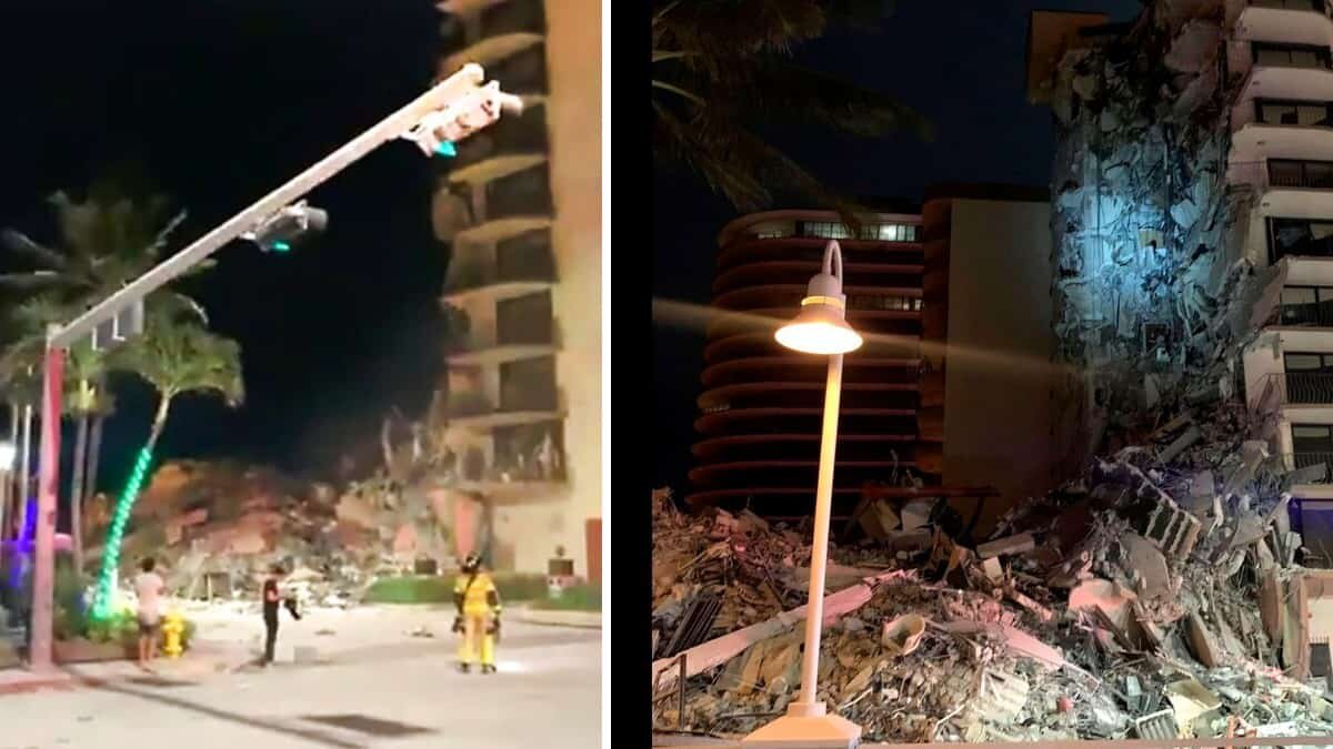 De acuerdo con las autoridades al menos una persona murió a consecuencia del colapso de un edificio en Miami.