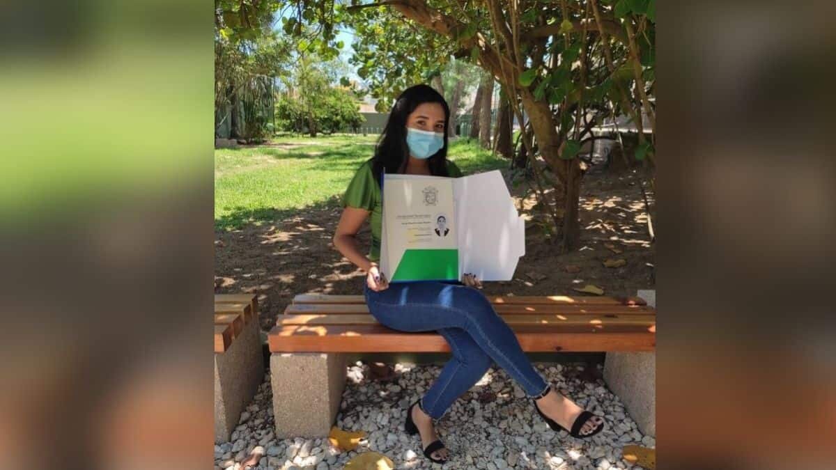 La joven compartió su proceso a través de redes sociales.
