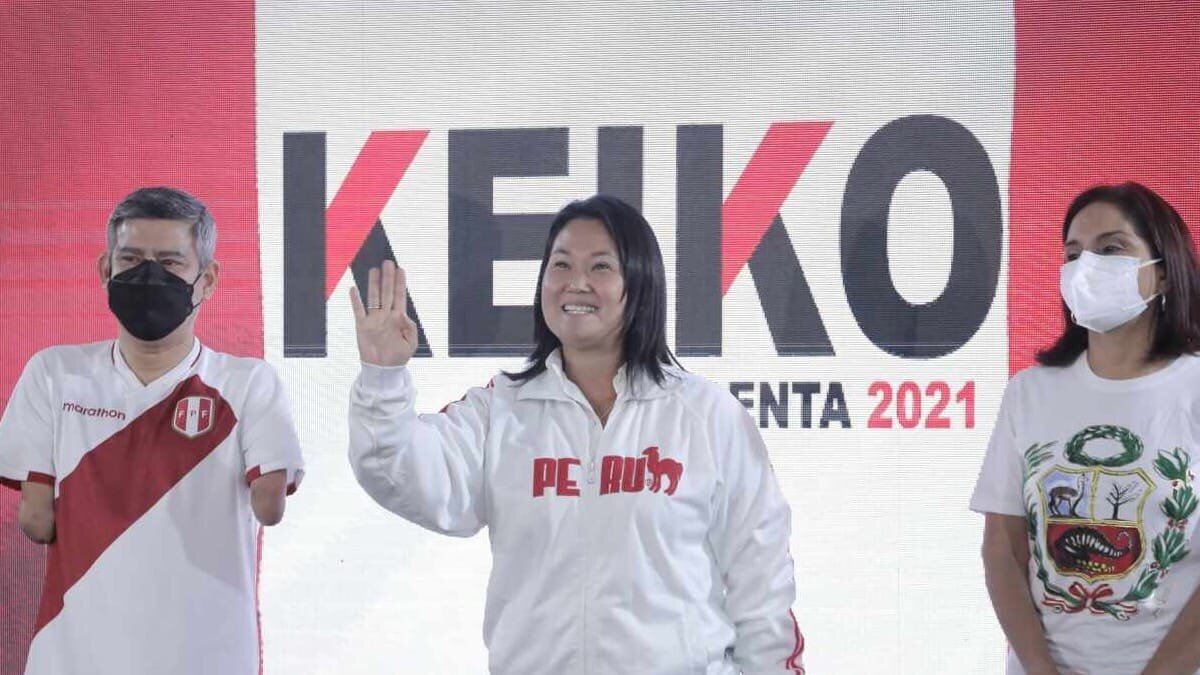 La hija del expresidente podría convertirse en la primera mujer en gobernar Perú.
