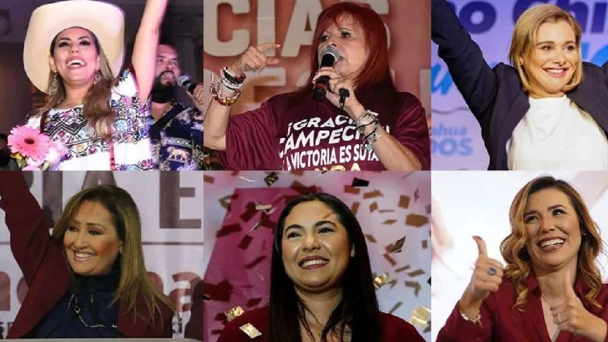 Al menos seis mujeres se perfilan a ganar la gubernatura de sus estados, siendo el máximo número en una misma elección.