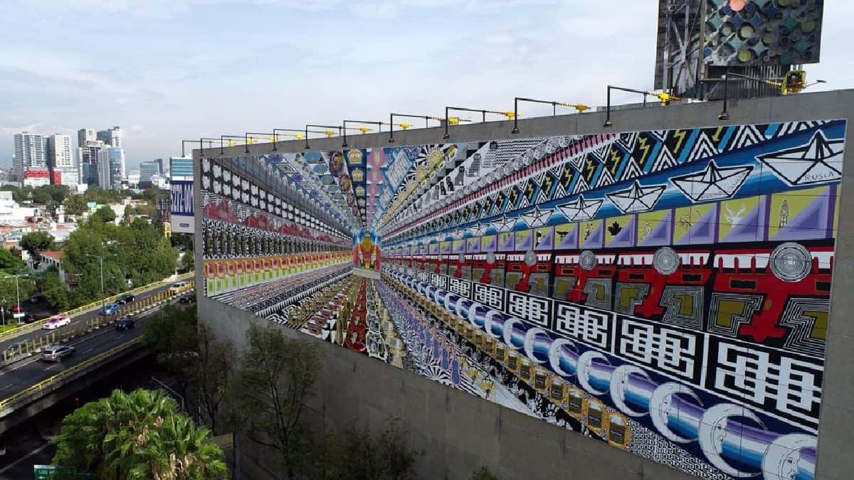 La obra se encuentra en la planta del Grupo Modelo en la alcaldía Miguel Hidalgo.