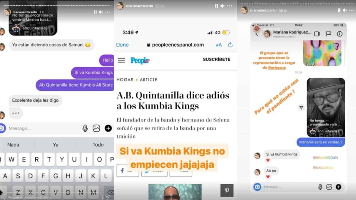 Samuel García promete Kumbia Kings en su festejo y AB Quintanilla lo desmiente.