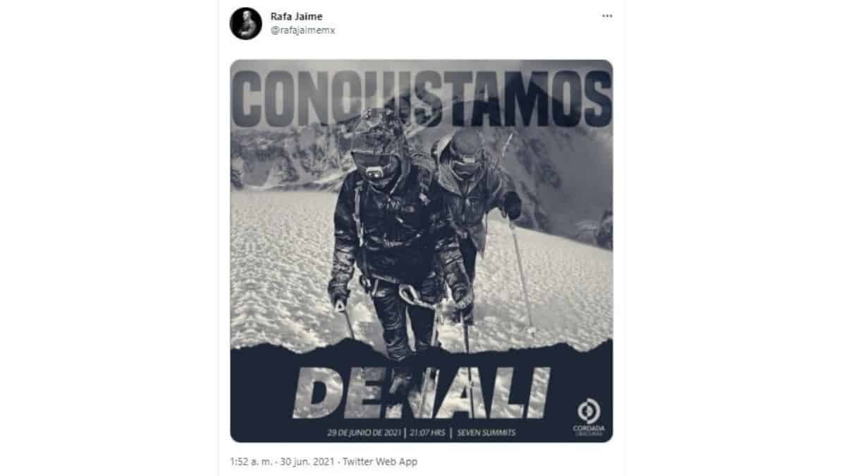 Conquista invidente mexicano la montaña más alta de Latinoamérica