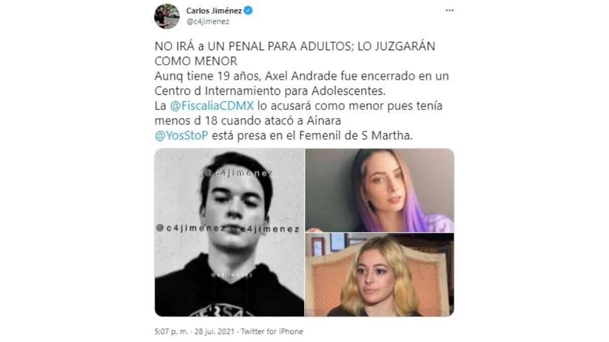 Detienen a uno de los agresores de Ainara en el AICM
