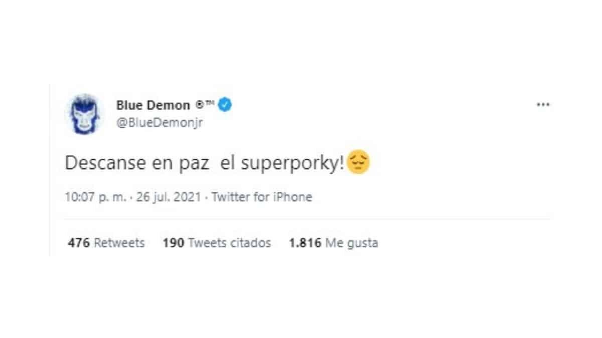 Fallece mítico luchador Super Porky