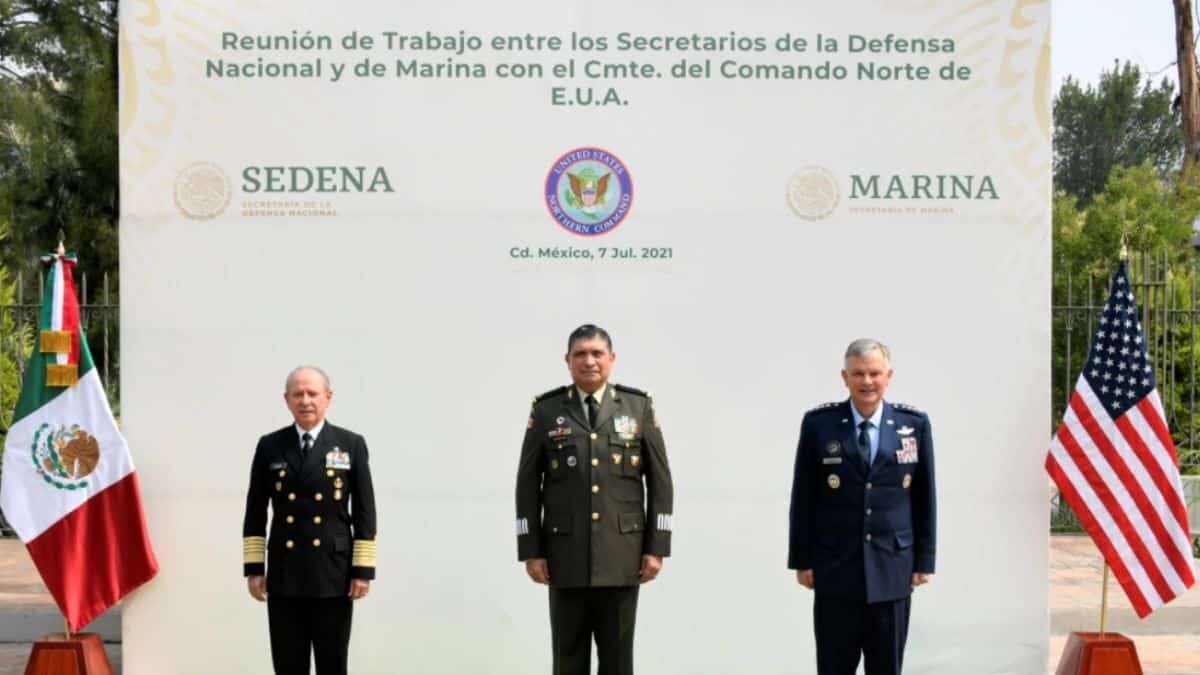 Fue la primera visita del general Glen D. VanHerck a México, quien en marzo aseguró que el narco controla entre 30% y 35% del territorio del país.