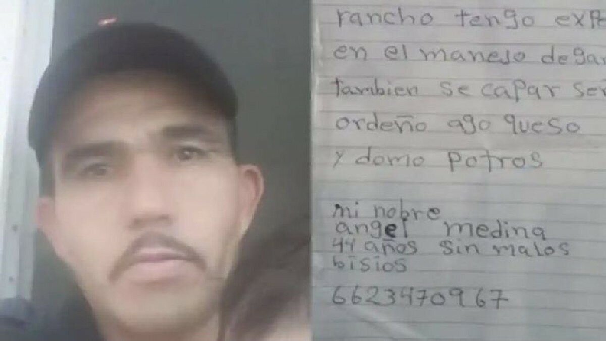 El hombre perdió a su hijo y su empleo, lo que lo orilló a tomar dicha iniciativa que se hizo viral.
