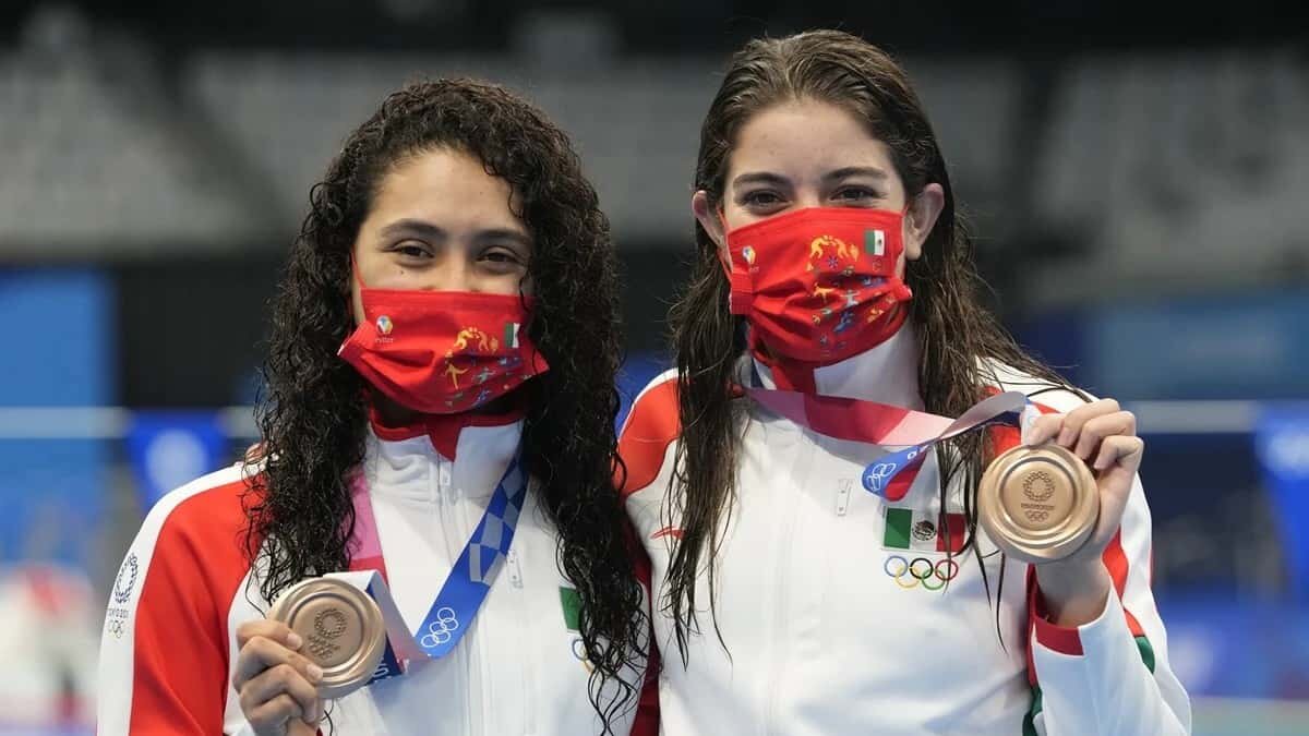 Las clavadistas Alejandra Orozco y Gabriela Agúndez lograron el segundo bronce para México en los Juegos Olímpicos de Tokio 2020.
