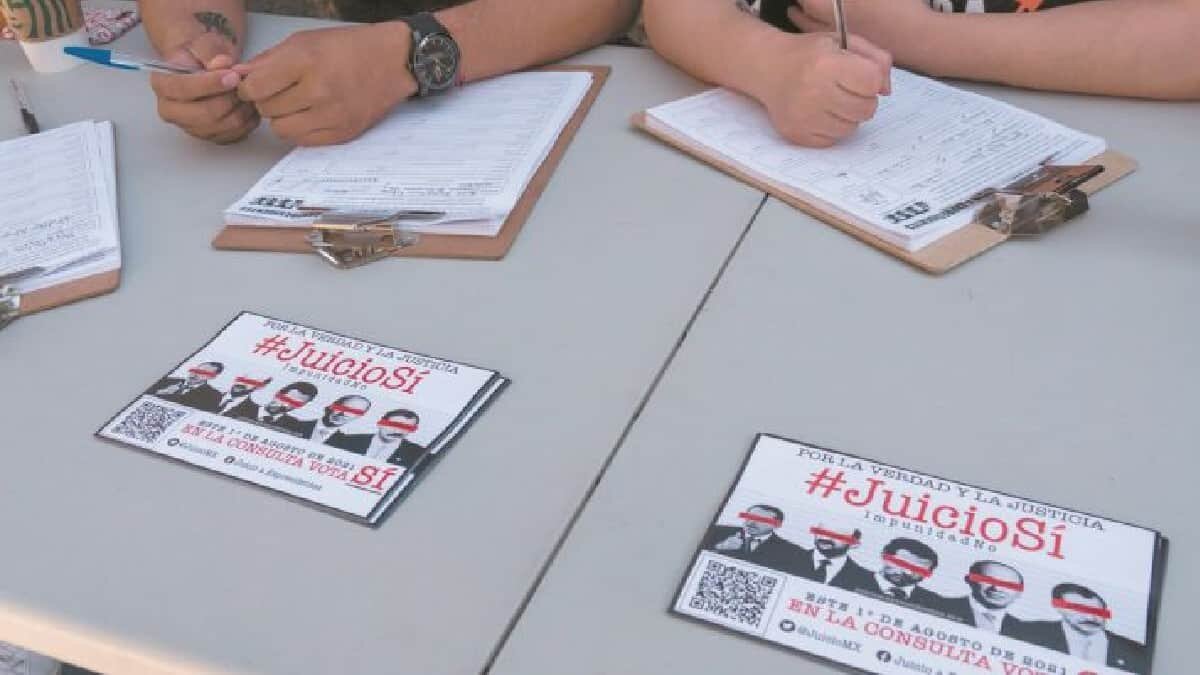 EL INE arrancó estas jornadas a fin de promover la consulta popular para enjuiciar a los expresidentes.