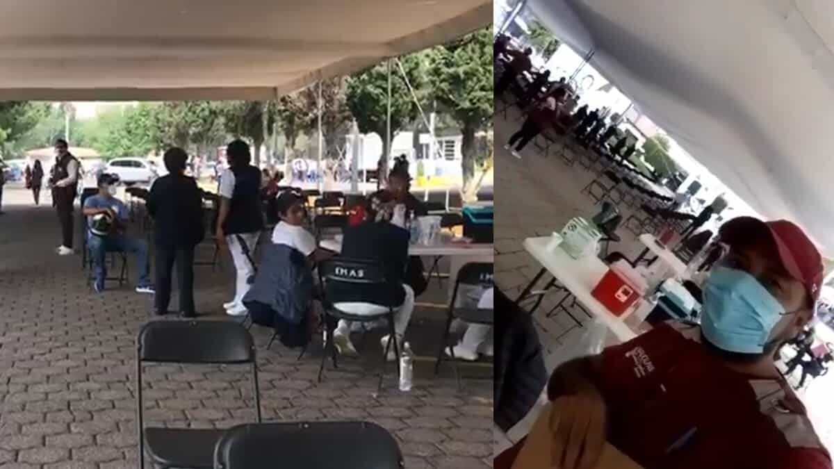 Reportan poca afluencia en vacunación de treintañeros en Naucalpan